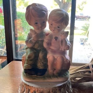 Vintage bisque night light